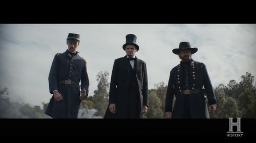 Justin Salinger, Graham Sibley, and Daniel Lasker in Abraham Lincoln (2022)