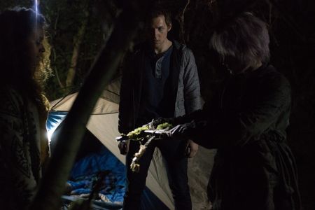 Valorie Curry, Corbin Reid, and James Allen McCune in Blair Witch (2016)