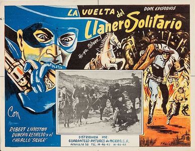 Stanley Blystone, William Gould, Robert Livingston, Eddie Parker, and Al Taylor in The Lone Ranger Rides Again (1939)