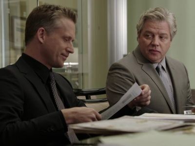 Tom Wilson and Reed Diamond in Franklin & Bash (2011)