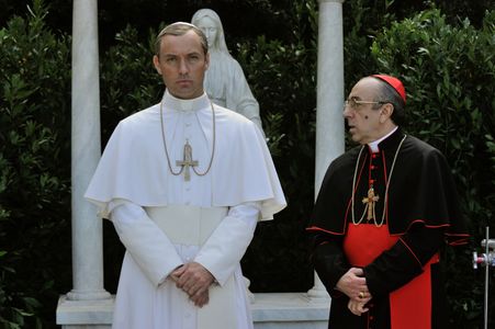 Jude Law and Silvio Orlando in The Young Pope (2016)