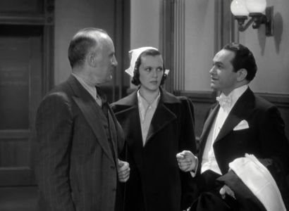 Edward G. Robinson, Donald Crisp, and Gale Page in The Amazing Dr. Clitterhouse (1938)