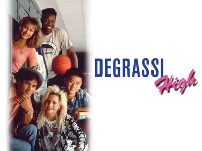 Pat Mastroianni and Amanda Stepto in Degrassi High (1987)