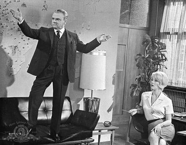 James Cagney and Liselotte Pulver in One, Two, Three (1961)