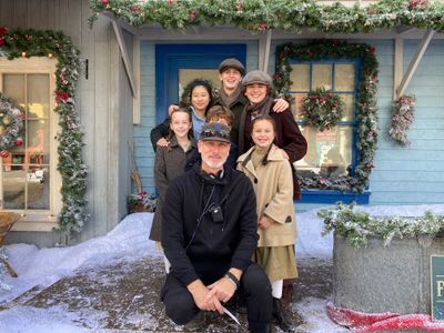 Brookfield Kids and Director Bradley Walsh on set of When Hope Calls 2021