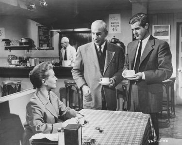 Lana Turner, Lloyd Nolan, and Lee Philips in Peyton Place (1957)