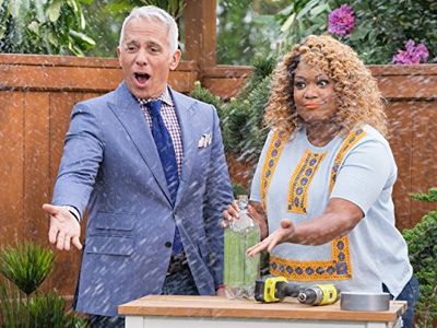 Sunny Anderson and Geoffrey Zakarian in The Kitchen (2014)