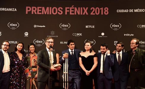 Aqui en la Tierra (Here On Earth) Best Acting Ensemble, Premios Fenix press conference.