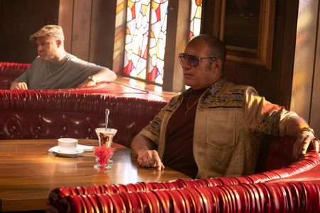 Andrew Dice Clay and Christopher Matthew Cook in Pam & Tommy (2022)