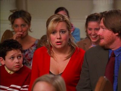 Donal Logue, Griffin Frazen, and Megyn Price in Grounded for Life (2001)