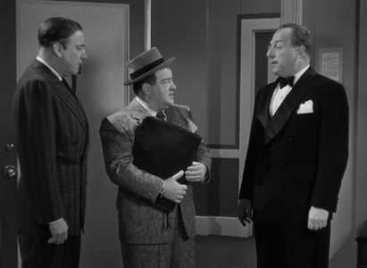 Lou Costello, Alan Mowbray, and Roland Winters in Bud Abbott Lou Costello Meet the Killer Boris Karloff (1949)