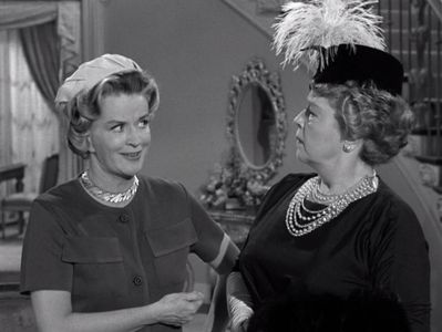 Rosemary DeCamp and Harriet E. MacGibbon in The Beverly Hillbillies (1962)