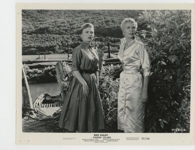 Jean Engstrom and Beverly Tyler in Voodoo Island (1957)
