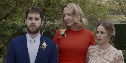 Allison Janney, Kristen Bell, and Ben Platt in The People We Hate at the Wedding (2022)