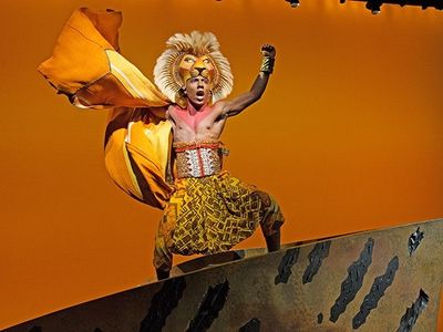 Aaron Nelson as Simba in Disney's The Lion King