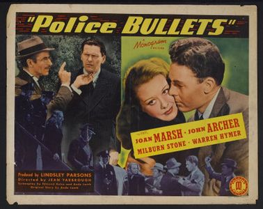 John Archer, Warren Hymer, Joan Marsh, and Irving Mitchell in Police Bullets (1942)