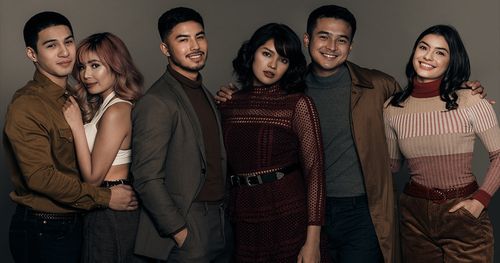 Thia Thomalla, Jane Oineza, Albie Casiño, Myrtle Sarrosa, Jerome Ponce, and Tony Labrusca in The Generation That Gave Up