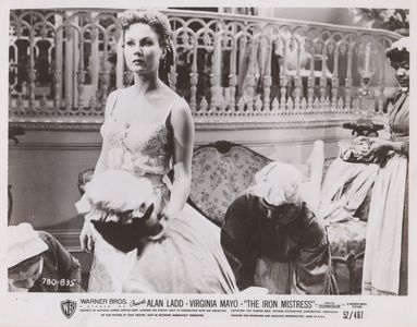 Frances Curry, Virginia Mayo, and Juanita Moore in The Iron Mistress (1952)