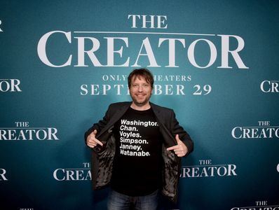 Gareth Edwards at an event for The Creator (2023)