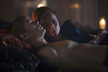 Tom Wisdom and Rosalind Halstead in Dominion (2014)