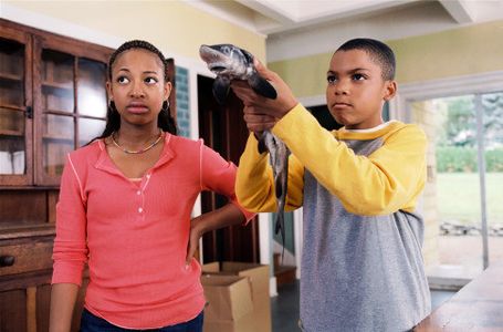 Aleisha Allen and Philip Bolden in Are We Done Yet? (2007)