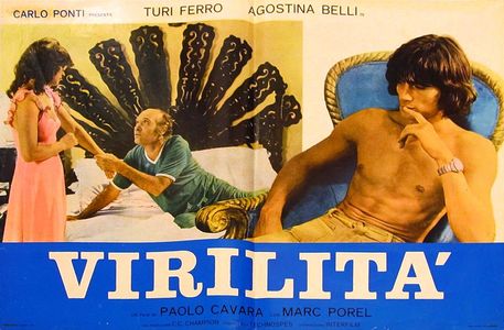 Agostina Belli, Turi Ferro, and Marc Porel in Virility (1974)