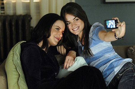 Michelle Ryan and Lucy Hale in Bionic Woman (2007)