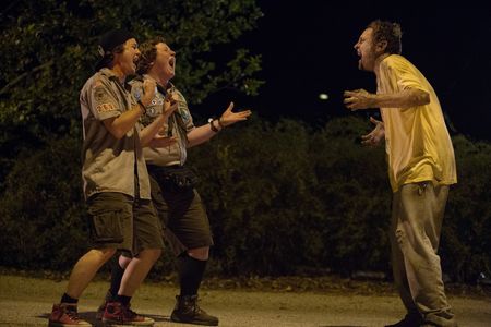 Drew Droege, Logan Miller, and Joey Morgan in Scouts Guide to the Zombie Apocalypse (2015)