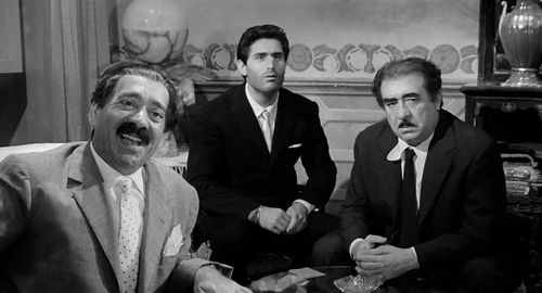 Lando Buzzanca, Umberto Spadaro, and Saro Urzì in Seduced and Abandoned (1964)