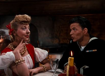 Frank Sinatra and Pamela Britton in Anchors Aweigh (1945)