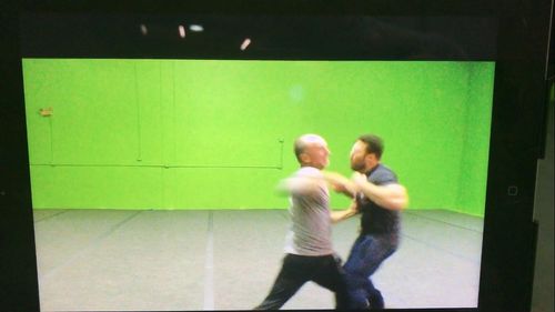 Fight training at Stunts Unlimited Facility April 2017