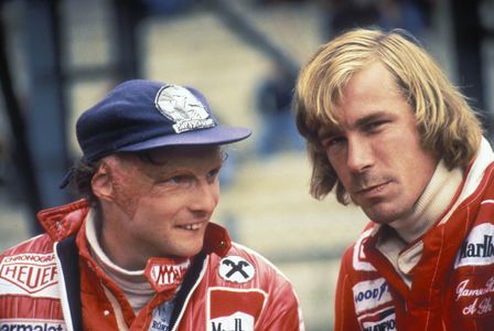 James Hunt and Niki Lauda in Rush (2013)