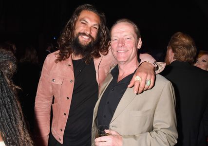 Iain Glen, Jason Momoa, and Kristofer Hivju at an event for Game of Thrones (2011)