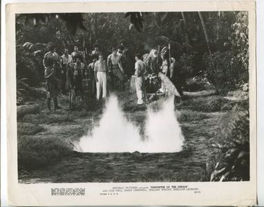 Jim Bannon, James Cardwell, Lois Hall, Francis McDonald, Alex Montoya, and William Wright in Daughter of the Jungle (194