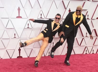 Martin Desmond Roe and Travon Free at an event for The Oscars (2021)