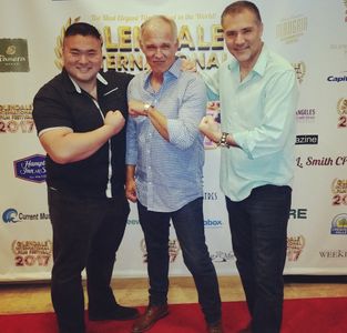 2017 Glendale International Film Festival. l.-r. Norman Black Jr. (Multi-World and USA IPL/USPA Powerlifting record hold