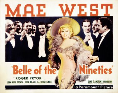 Frederick Burton, Stuart Holmes, John Miljan, James Pierce, Roger Pryor, and Mae West in Belle of the Nineties (1934)