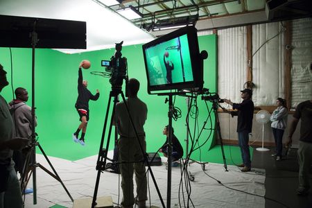 Green Screen shoot for HoopDream Team