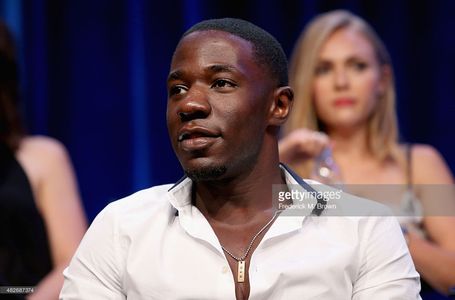 Actor McKinley Belcher III speaks onstage during the 'Mercy Street' panel discussion at the PBS portion of the 2015 Summ