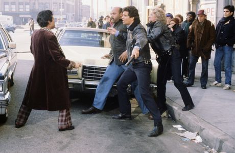 James Avery, Mike Gomez, Ed Marinaro, and Betty Thomas in Hill Street Blues (1981)