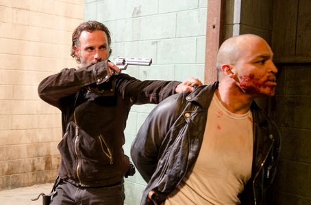 Andrew Lincoln and Jimmy Gonzales in The Walking Dead (2010)
