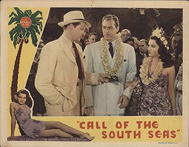 William Henry, Allan Lane, and Janet Martin in Call of the South Seas (1944)