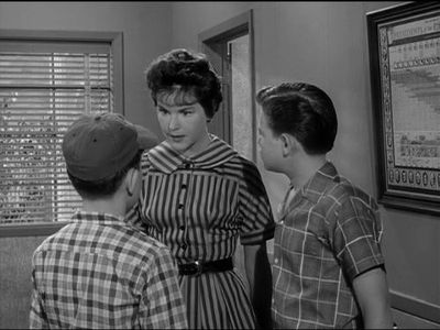 Sue Randall and Jerry Mathers in Leave It to Beaver (1957)