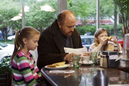 Louis C.K., Ursula Parker, and Hadley Delany in Louie (2010)