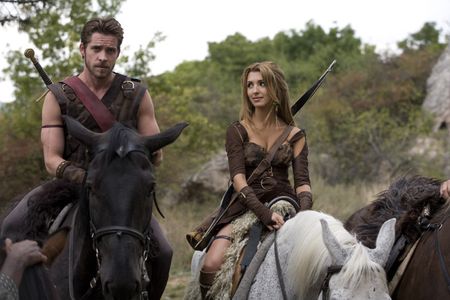 Sean Maguire and India de Beaufort in Kröd Mändoon and the Flaming Sword of Fire (2009)