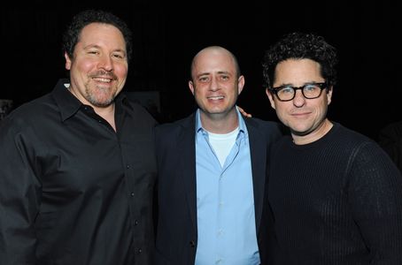 J.J. Abrams, Jon Favreau, and Eric Kripke at an event for Revolution (2012)