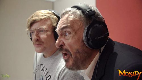 John Rhys-Davies and Rhys Darby in Mosley (2019)