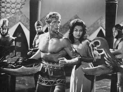 Bella Cortez and Gordon Mitchell in The Giant of Metropolis (1961)
