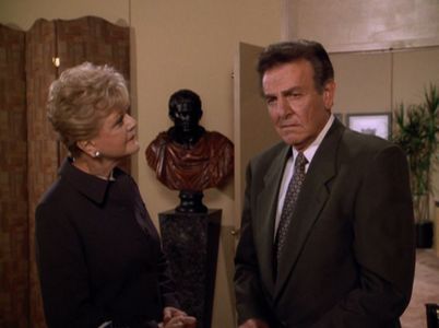 Angela Lansbury and Mike Connors in Murder, She Wrote (1984)