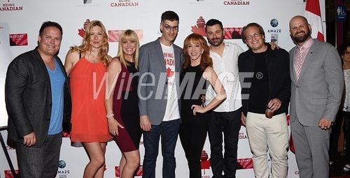 The filmmakers and subjects of feature documentary, Being Canadian, at the film's Los Angeles premiere.